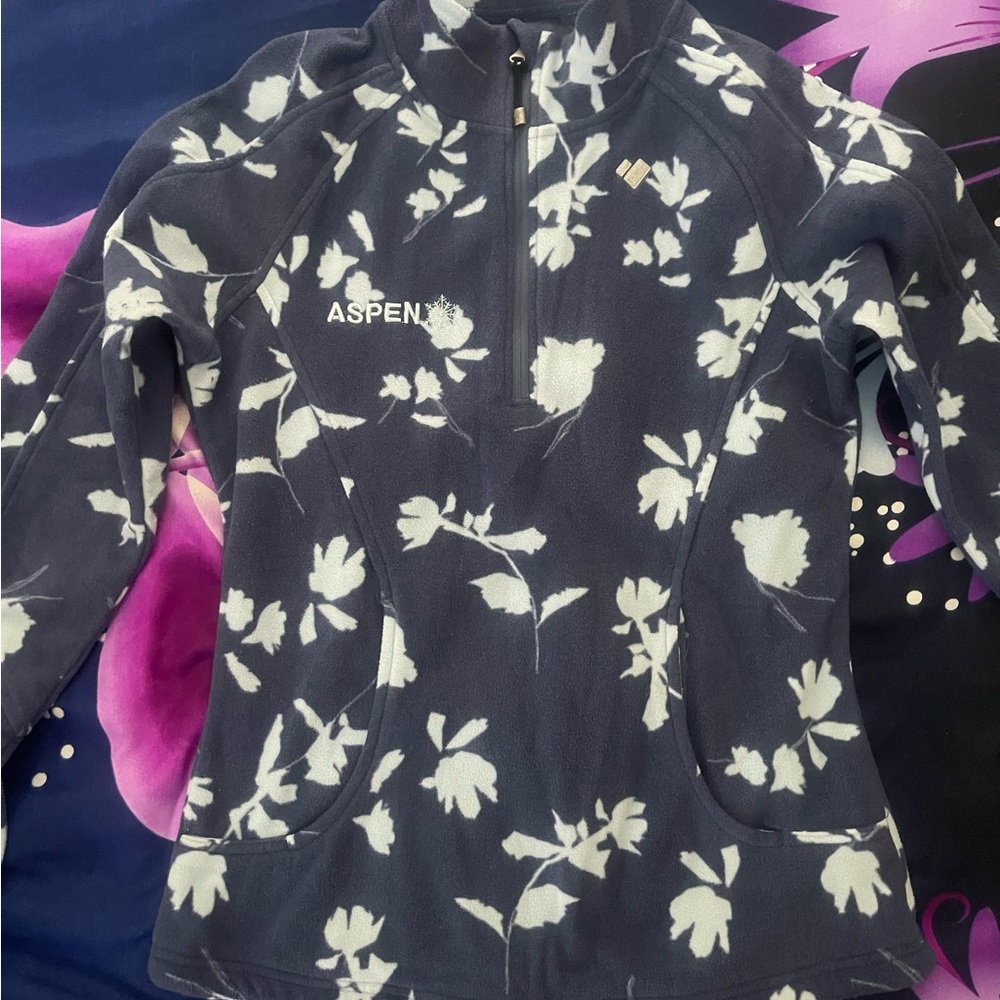 Aspen Floral Fleece Pullover